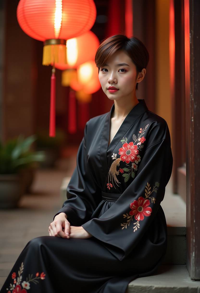 《半熟家人》剧照:三代人围坐圆桌吃晚饭